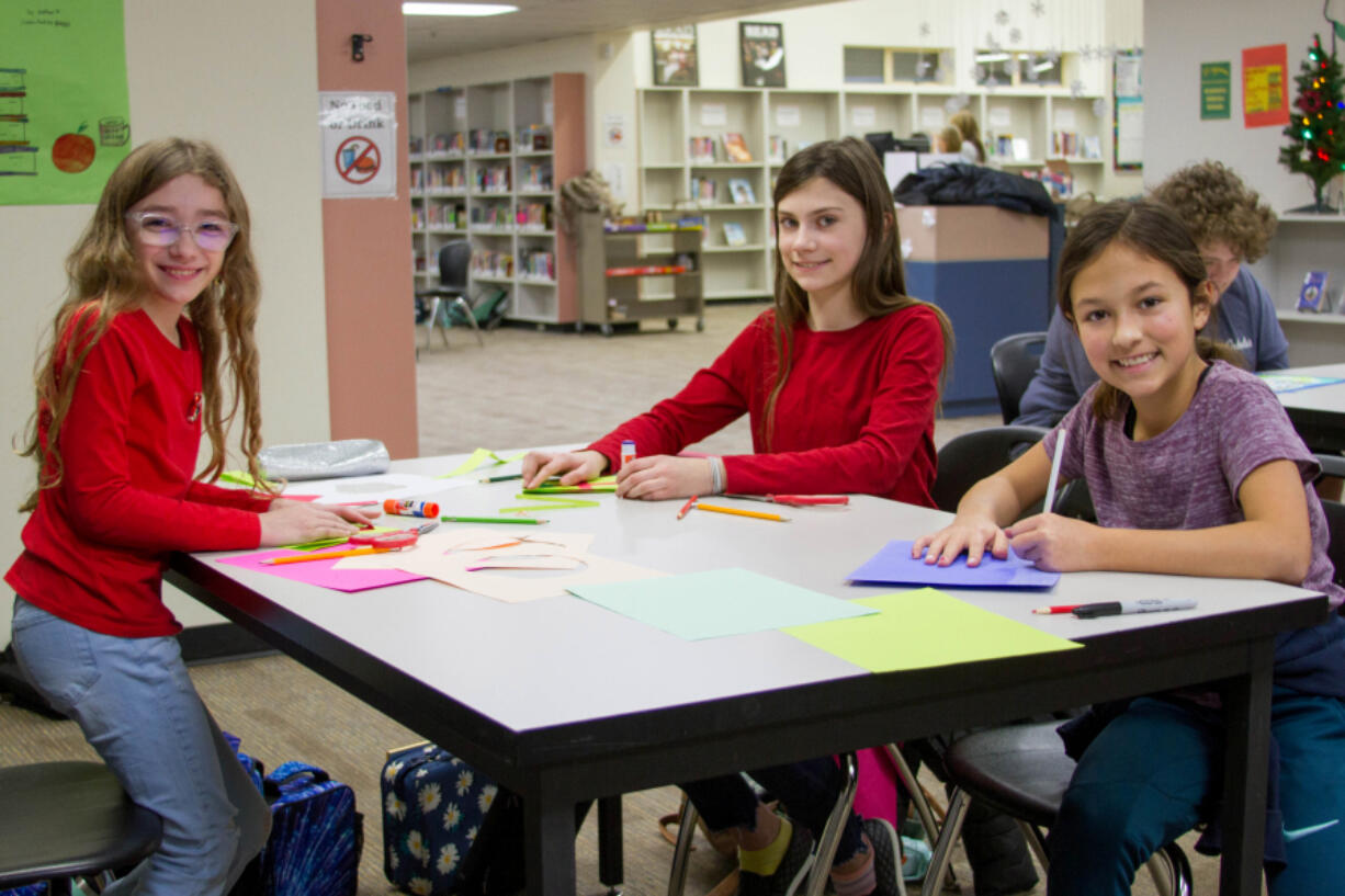 Woodland Middle School introduced two new after school clubs -- Art Club and Craft Club -- in November to provide ways for students to engage in lessons or activities they might not have the opportunity to take part in during the school day.