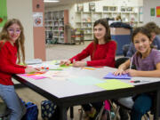 Woodland Middle School introduced two new after school clubs -- Art Club and Craft Club -- in November to provide ways for students to engage in lessons or activities they might not have the opportunity to take part in during the school day.