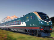 The Amtrak Cascades line from Eugene, Ore., to Vancouver, B.C.