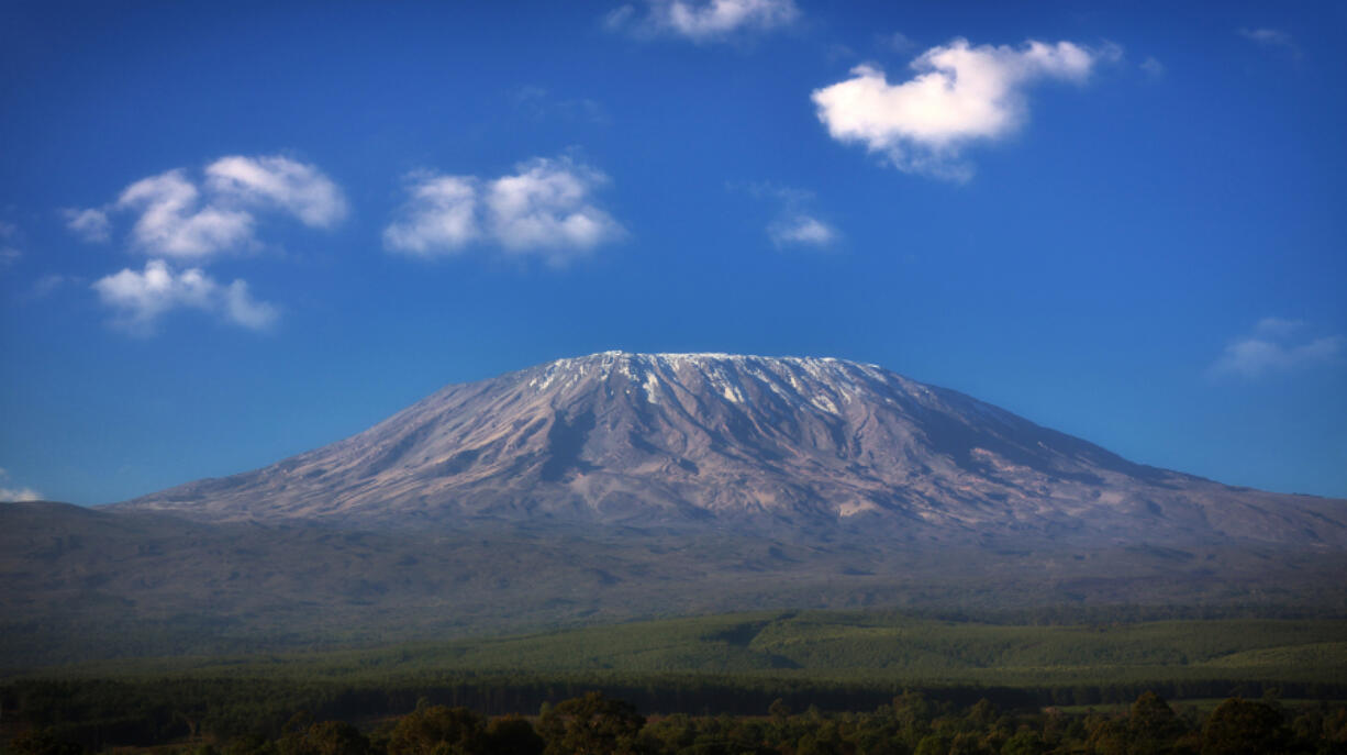 Mount Kilimanjaro in Tanzania.