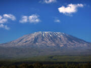 Mount Kilimanjaro in Tanzania.