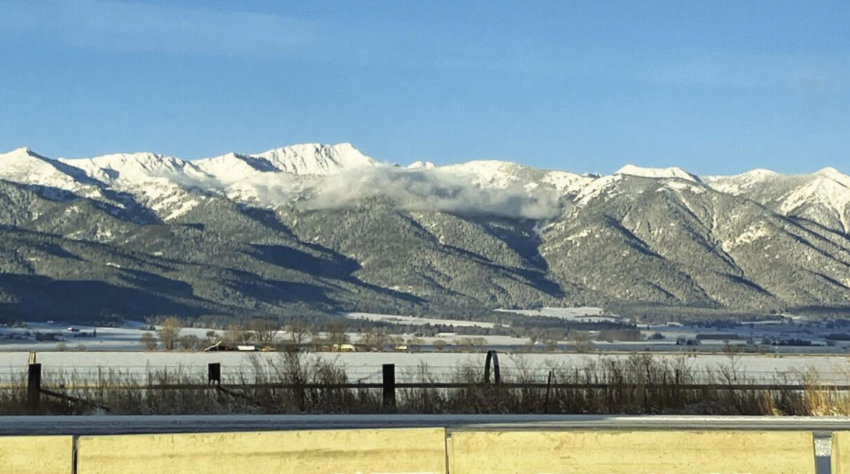 The Elkhorn Mountains near Baker City on Dec. 2 after a snowstorm.