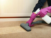 Carpet cleaning is a common post-holiday cleanup job.