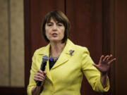 U.S. Rep. Cathy McMorris Rodgers, R-Wash., the incoming Energy and Commerce Committee chairwoman, on March 1, 2022, in Washington, D.C.