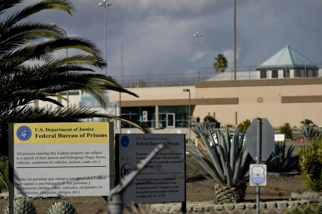 The Federal Correctional Institution in Dublin, Calif., is shown Dec. 5.