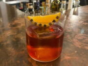 Wintertime Negroni cocktail (Louise Dixon/Associated Press)