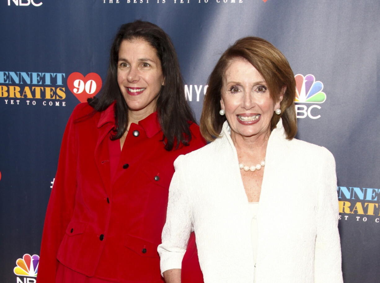 Filmmaker Alexandra Pelosi, left, and her mother, Rep. Nancy Pelosi, attend "Tony Bennett Celebrates 90: The Best Is Yet to Come" in New York on Sept. 15, 2016.