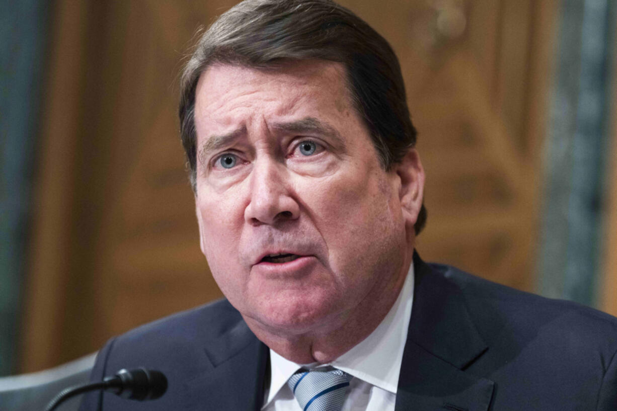 Sen. Bill Hagerty, R-Tenn., above, along with Sen. Tom Cotton, R-Ark., last year introduced legislation that requires companies to disclose financial support from adversarial foreign governments in pre-merger notifications to U.S. agencies.