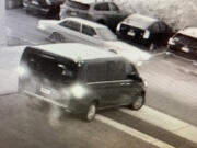 Portland police are searching for this stolen Mercedes-Benz van, which contained four show dogs.