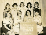 Judy Veazie was Woodland High School student Judy Workman, bottom left, when she fell in love with journalism. She couldn't have guessed that journalism skills would lead her to a satisfying career in health care finance, she writes.