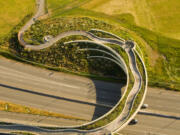 Vancouver's Land Bridge, photographed from above when it was new in 2008.