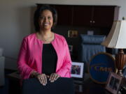 FILE - Chiquita Brooks-LaSure, the Administrator for the Centers of Medicare and Medicaid Services, poses for a photograph in her office, Feb. 9, 2022, in Washington. The federal government is cracking down on nursing homes' abuse of antipsychotic drugs after an investigation in 2022 revealed an overwhelming majority of their residents are prescribed the medication.