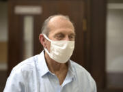 Warren Forrest leaves the courtroom Jan. 24 after jury selection in his 1974 cold-case murder trial at the Clark County Courthouse.