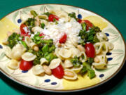 Orecchiette with Beans and Broccoli Rabe.