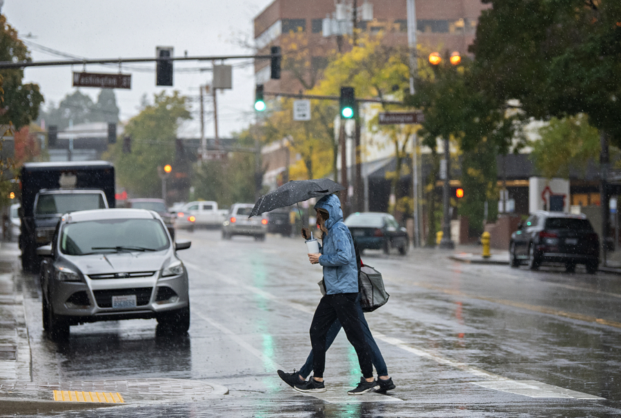 Rainy weather in Clark County on Tuesday is expected to give way to freezing temperatures and snow at the week progresses.