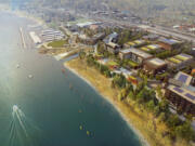 A big commercial, retail and residential development is planned for the waterfront at the Port of Camas-Washougal.