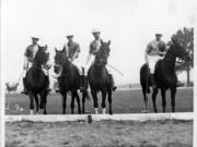 The Vancouver Barracks held polo games in the late 19th century on the parade ground, after 1910 on the grassy area west of Pearson Air Museum, and after 1925 to the west of Fort Vancouver at what once was the Hudson's Bay Company's employee village.