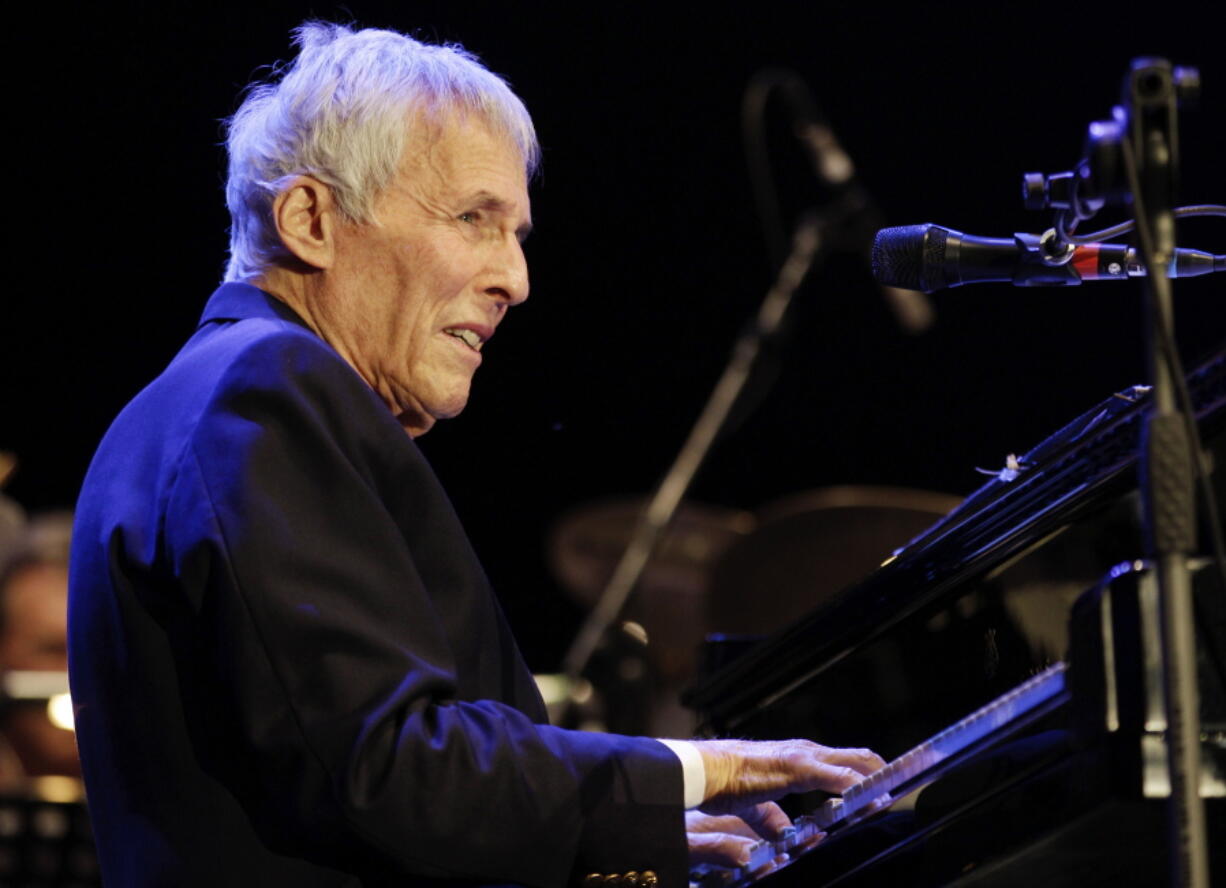 FILE - Composer Burt Bacharach performs in Milan, Italy on July 16, 2011. The Grammy, Oscar and Tony-winning Bacharach died of natural causes Wednesday, Feb. 8, 2023, at home in Los Angeles, publicist Tina Brausam said Thursday. He was 94.