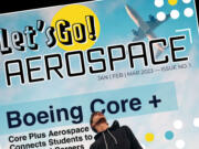 The first issue of Lets Go! Aerospace magazine.