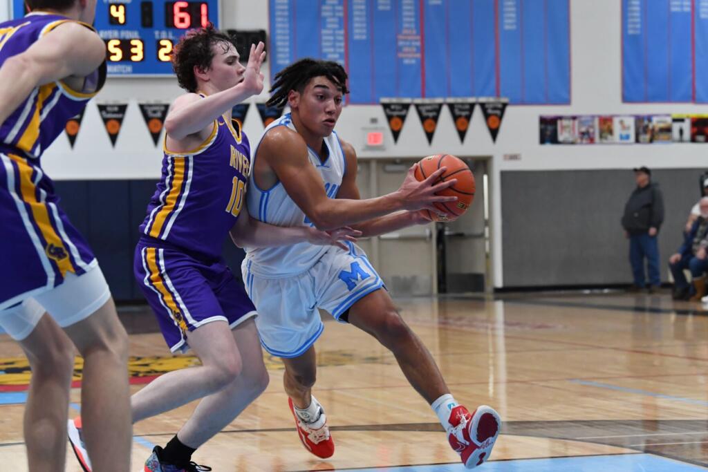 Kobe Parlin of Mark Morris against Columbia River (Longview Daily News)