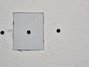 If the damage is larger than a coin-sized hole, the repair may require a patch of drywall.