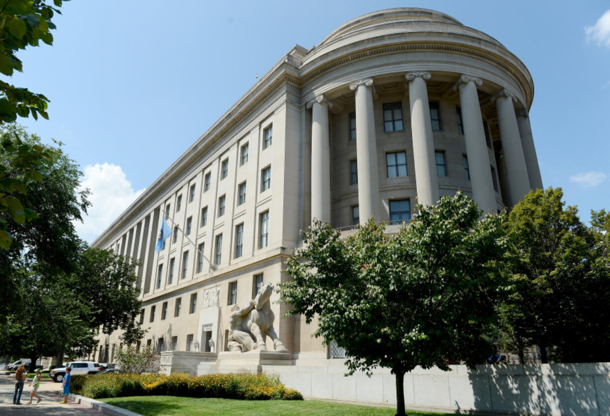 The Federal Trade Commission building in Washington, D.C., is seen on Thursday, Aug. 22, 2013.