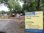 The entrance to Big Cat Rescue is seen Wednesday, March 29, 2023, in Tampa, Florida.