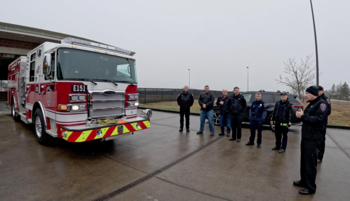 On March 8, Clark-Cowlitz Fire Rescue performed a traditional push-in ceremony at Station 151 for its new fire engine.