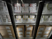 Thousands of doses of insulin are warehoused at a Kaiser warehouse in Downey, Calif.