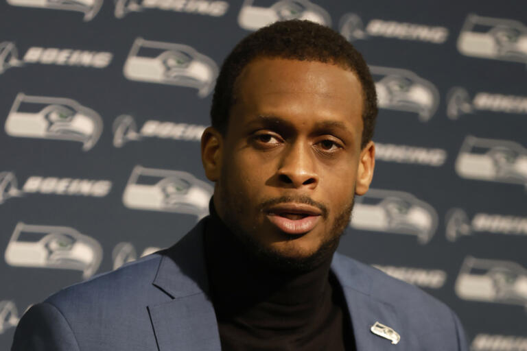 Seattle Seahawks quarterback Geno Smith.