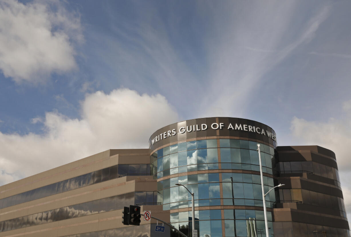 The offices of the Writers Guild of America West in Los Angeles on March 28, 2019.