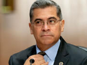 Health and Human Services Secretary Xavier Becerra testifies before the Senate Finance Committee on Capitol Hill on March 22, 2023, in Washington, D.C.