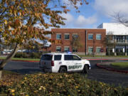 A suspicious object found at Heritage High School in Orchards was determined to be homeless, according to the Clark County Sheriff's Office.