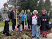 After months of planning, a group of local women planted a tree on March 19 to honor the Platinum Jubilee of Queen Elizabeth II by participating in Vancouver's Witness Tree Program.