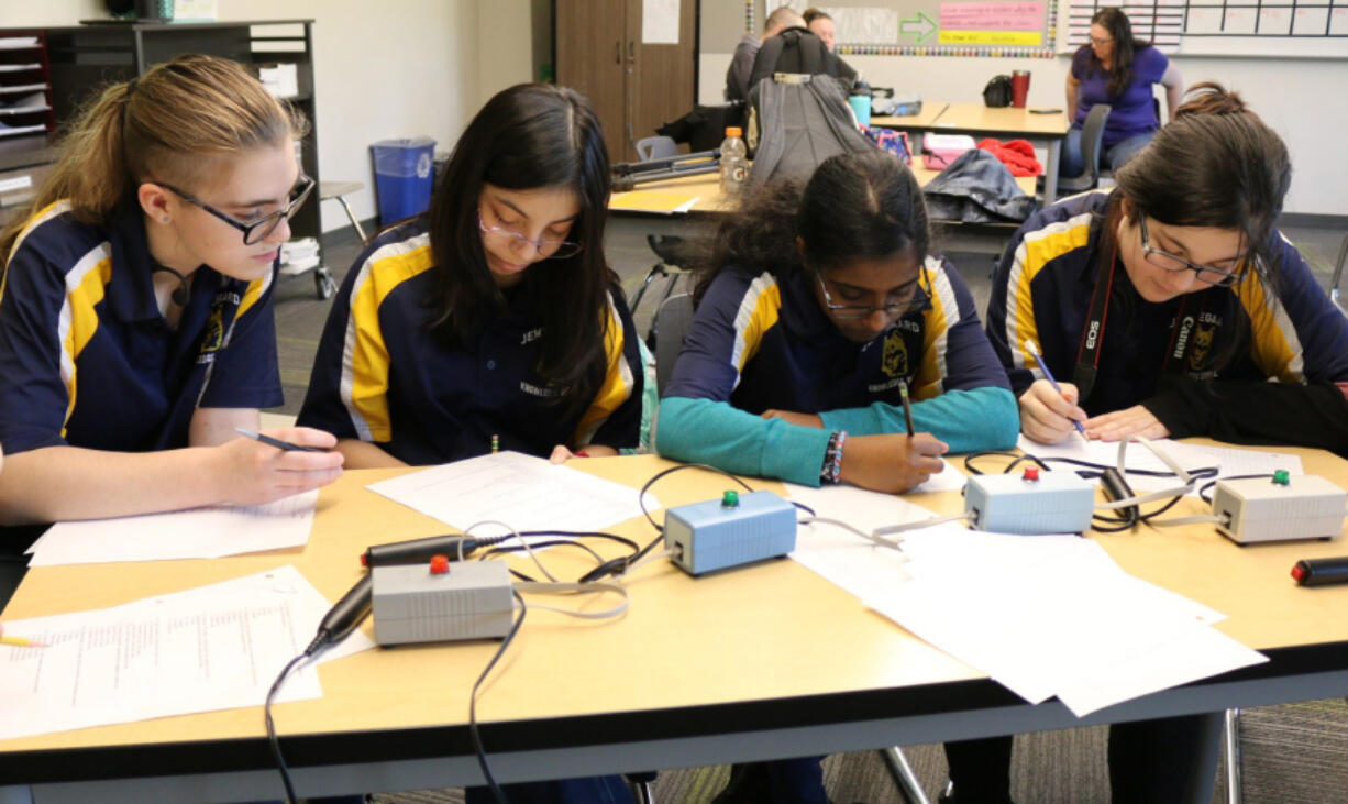 After sweeping the board at their first competition of the season on Feb. 16, taking first through third places, Jemtegaard Middle School Knowledge Bowl teams look forward to a successful and fulfilling remainder of the season.