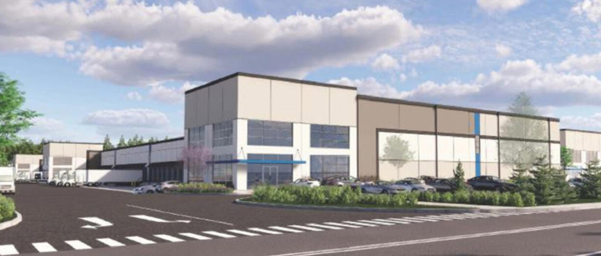 Two development companies are joining forces to create two industrial parks in Vancouver, including the Vancouver Logistics property pictured.