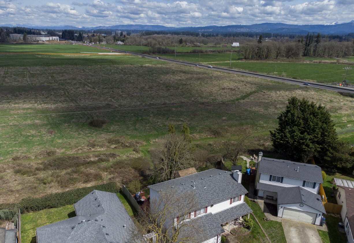 Vacant land west of Northeast 162nd Avenue may be home to a new industrial building.