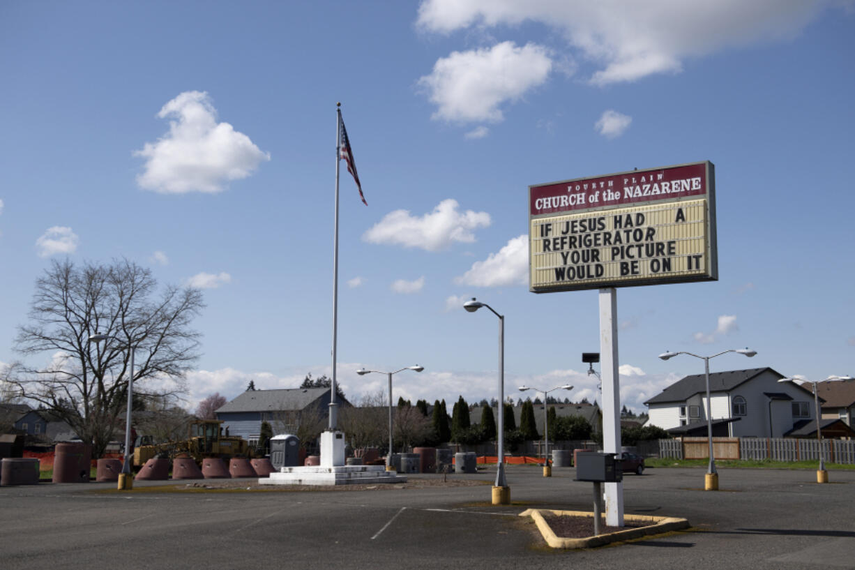 A 36-unit multi-family apartment project has been proposed on the property currently home to a parking lot for Fourth Plain Church of the Nazarene.