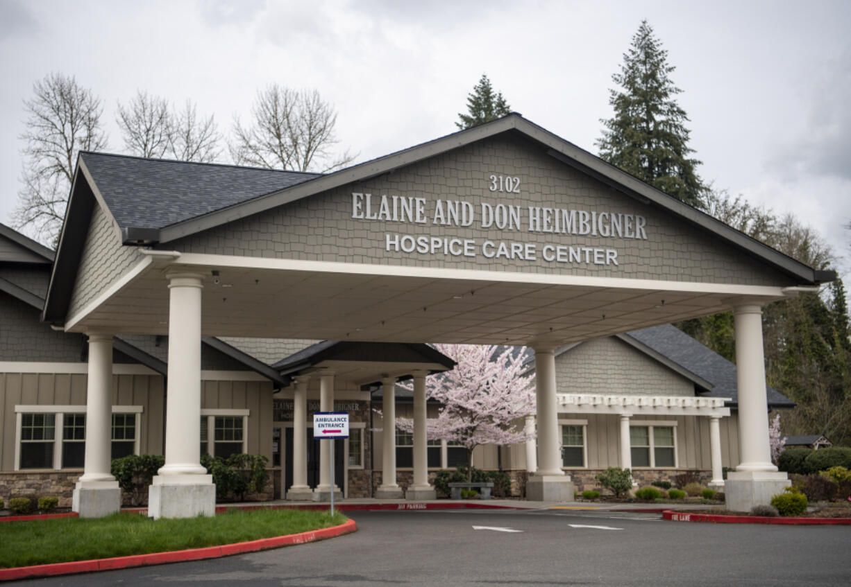 The Elaine and Don Heimbigner Hospice Care Center sits on Northeast 134th Street in Salmon Creek. Community Home Health and Hospice announced Thursday that it will no longer serve patients at the facility starting today and will close soon after.