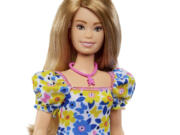 This image provided by Mattel, Inc., Tuesday, April 25, 2023, shows its first Barbie doll representing a person with Down syndrome. Mattel collaborated with the National Down Syndrome Society to create the Barbie and "ensure the doll accurately represents a person with Down syndrome," the company said. (Mattel, Inc.