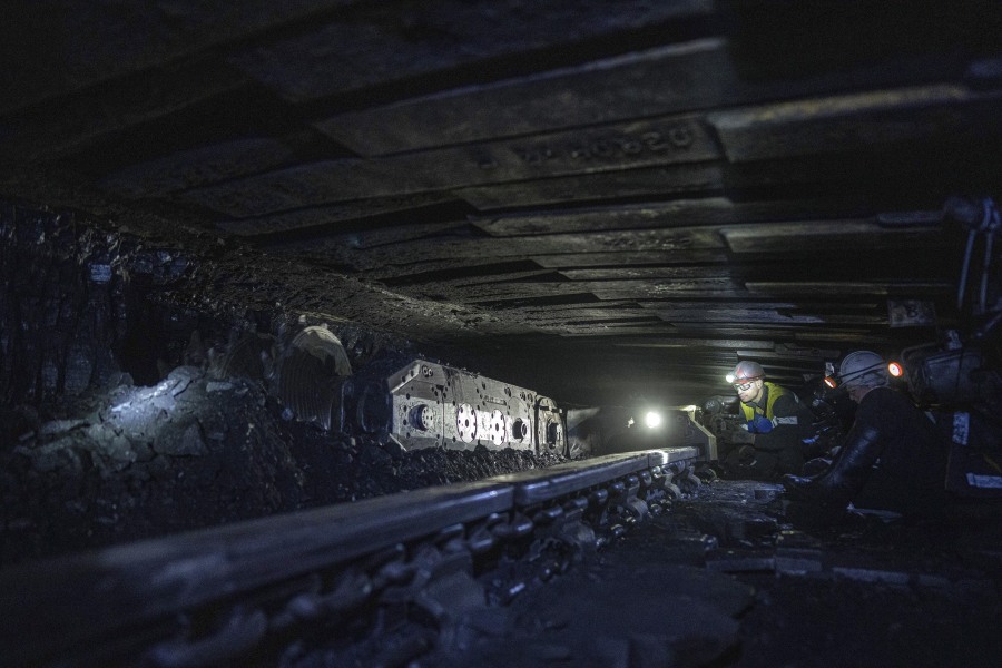 Ukraine's coal miners dig deep to power a nation at war