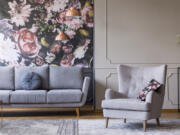 Whether an accent wall or a whole room, wallpaper is a way to add individuality into a space. Individuality and bold colors are both trending for 2023.