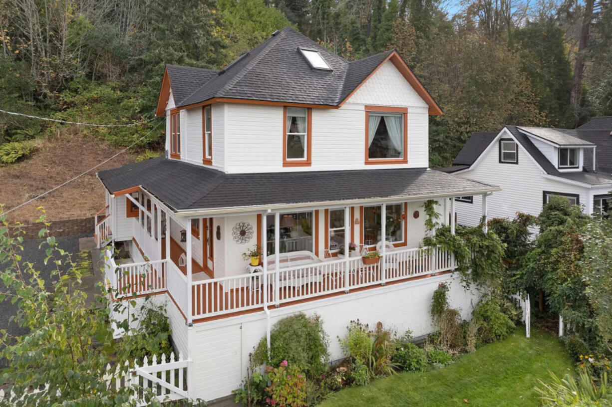 The house featured in the Steven Spielberg film "The Goonies" is located in Astoria, Ore. The Victorian home, built in 1896 with sweeping views of the Columbia River as it flows into the Pacific Ocean, was sold last year. Fans have flocked to the home, and the owner has long complained of constant crowds and trespassing.