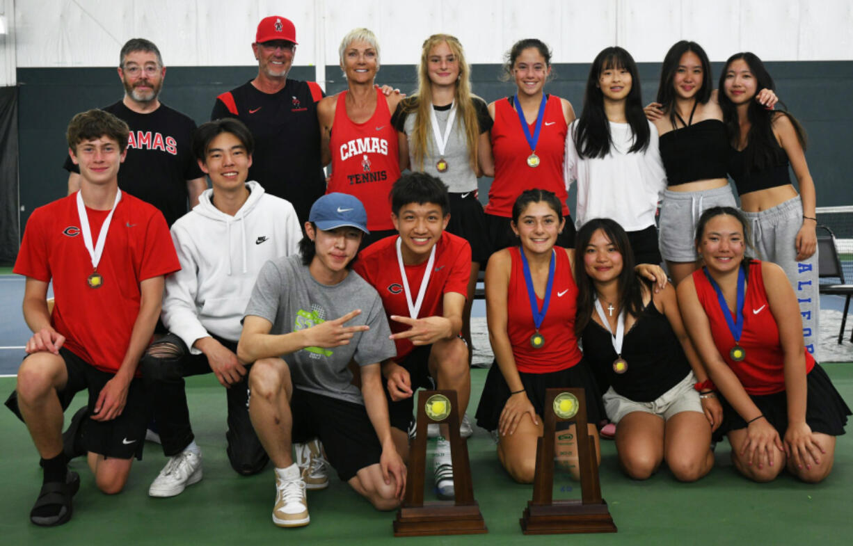 Camas boys and girls tennis teams won 2023 4A state titles with a big weekend in Kennewick.