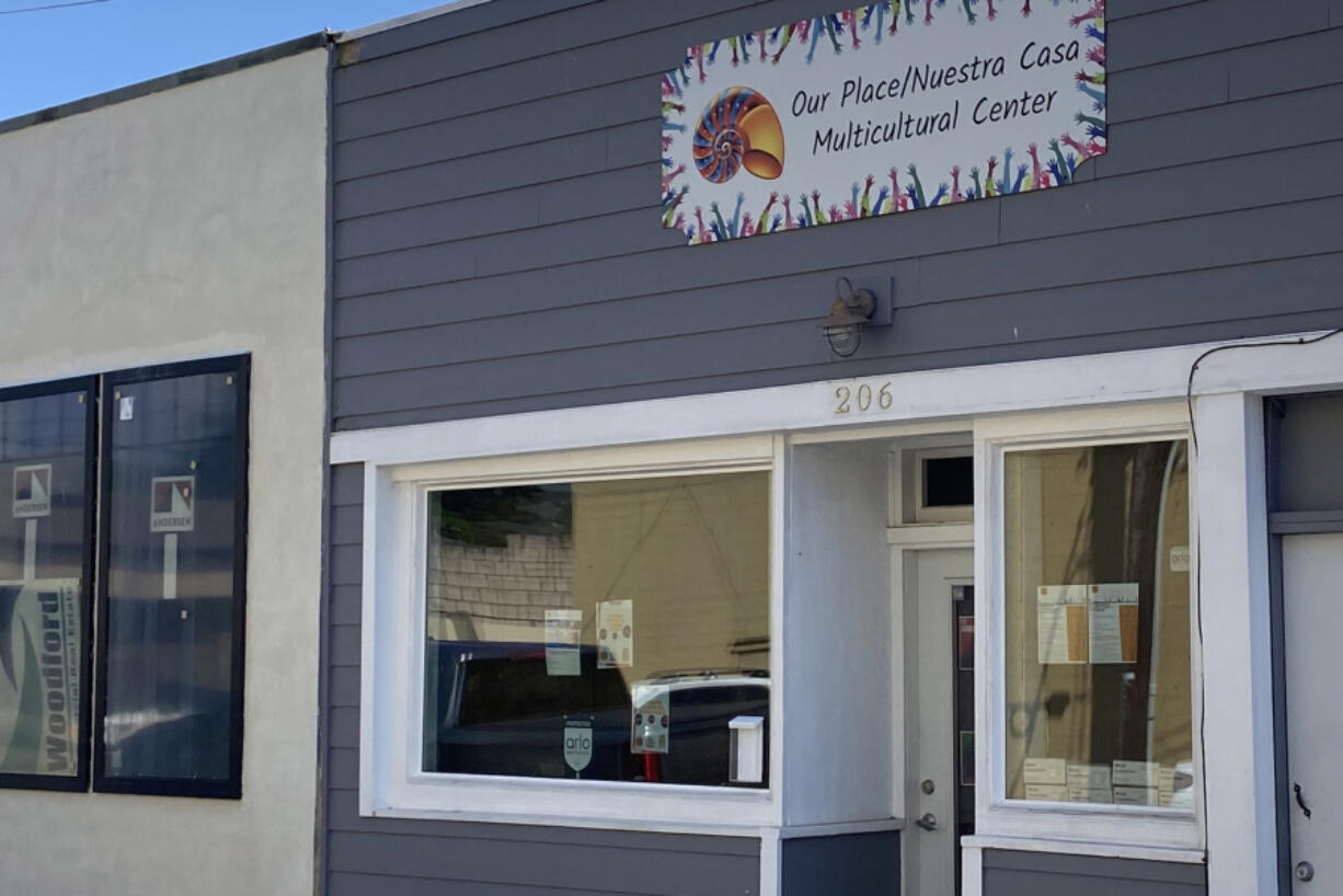 The doors are locked, the lights off and phone disconnected at The Noble Foundation's Nuestra Casa/Our Place Multicultural Community Center offices in Vancouver and Kelso (pictured here). A note posted at the Vancouver location says the office is temporarily closed, but residents receiving rental assistance through the nonprofit fear they may be evicted without help from the county.