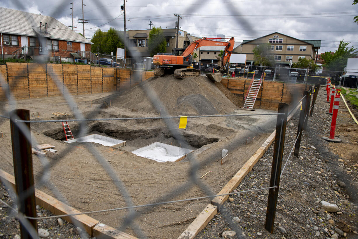 Open House Ministries received $1 million toward its new 30-unit transitional family apartment building, which is now under construction at 1212 Jefferson St. in Vancouver.