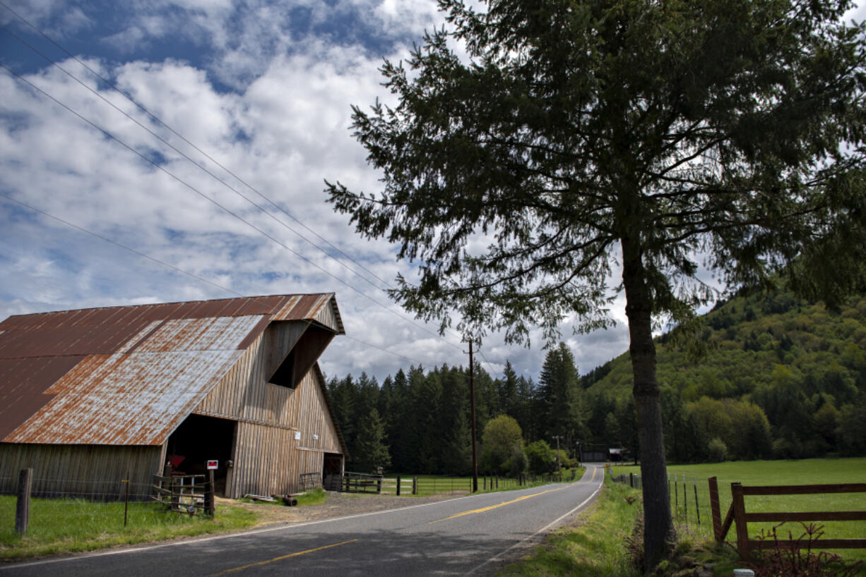 Work on Tum Tum Springs Dairy farm's historic barn on Northeast Healy Road in Amboy was recently recognized for its contribution to preserving the state's historic barns.