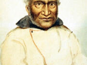 In 1847, traveling artist Paul Kane stopped at Fort Vancouver, where he painted a portrait of Naukane (John Cox or Coxe), a member of Hawaiian royalty. Fur trading companies contracted with Hawaiians for many jobs. Cox, a retired Hudson's Bay Company employee, died at Fort Vancouver in 1850. At one time, the plain south of the fort was called Cox Plain.