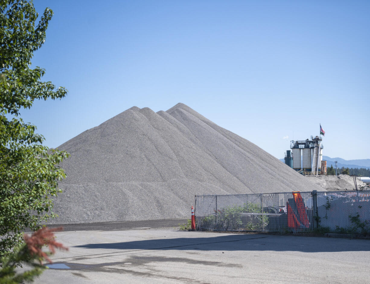 Two flex industrial buildings have been proposed on the northeast portion of a 23.38-acre site that borders Southeast First Street in east Vancouver. Part of the site is currently home to Granite Construction, pictured here.