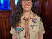 Jennifer Hohn was one of several youth mentors of the Cascade Pacific Council, Boy Scouts of America who were presented the prestigious Silver Beaver volunteerism award on May 1.